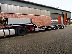 Tirkon Trailer Tieflader Tielader Baggerstielmulde Twistlock