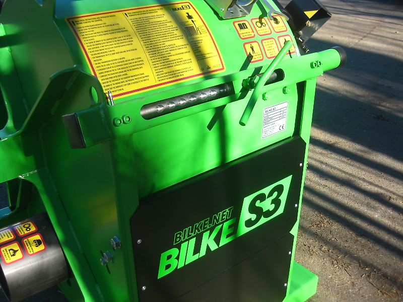 BILKE S3 PTO Zapfwelle Spaltautomat mit Einzugsband und Ausleger