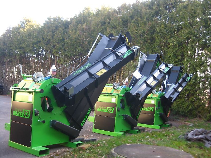 BILKE S3 PTO Zapfwelle Spaltautomat mit Einzugsband und Ausleger