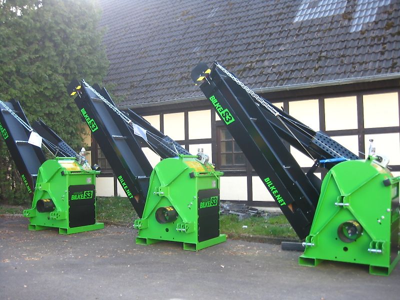 BILKE S3 PTO Zapfwelle Spaltautomat mit Einzugsband und Ausleger