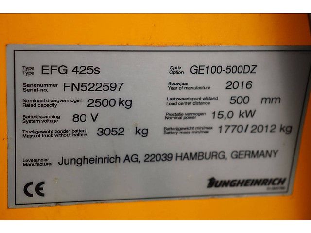 Jungheinrich EFG 425S