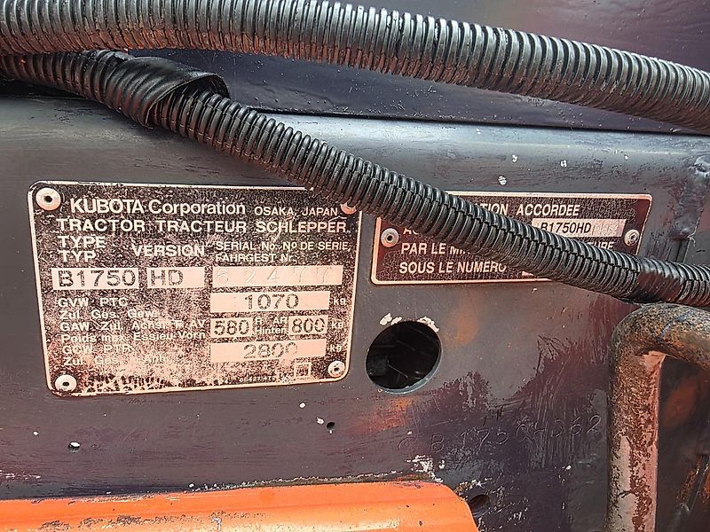 Kubota B1750 Hst
