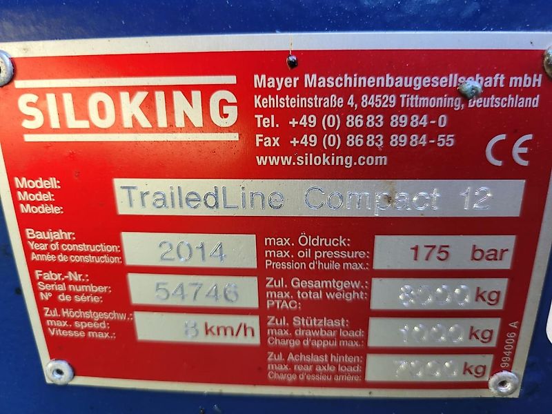 Siloking Siloking Trailed Line Compact 12