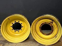 John Deere 18-28 Wiel vast gebruikt 281-335-10 ET-62 JD geel