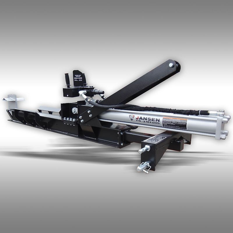Jansen Holzspalter Jansen TS-14L105, liegend für Traktor, hydraulisch, 14 t