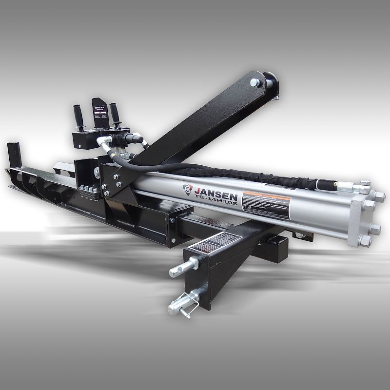 Jansen Holzspalter Jansen TS-14L105, liegend für Traktor, hydraulisch, 14 t