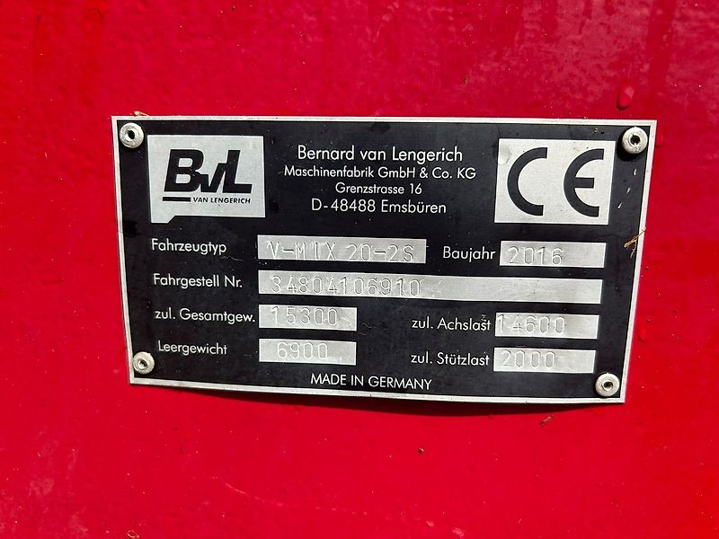 BvL V-MIX 20-2S Mengwagen