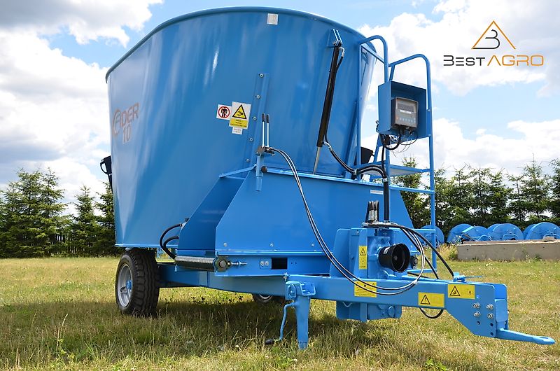 BESTAGRO Futtermischwagen Zamet 10m³ Komplett!!! Aufgabevorrichtung, Zweiganggetriebe, Beste Qualität!!!