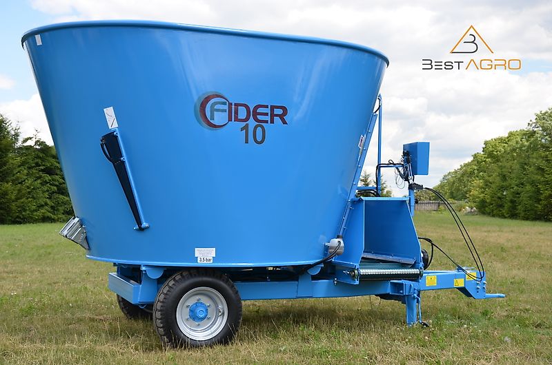BESTAGRO Futtermischwagen Zamet 10m³ Komplett!!! Aufgabevorrichtung, Zweiganggetriebe, Beste Qualität!!!
