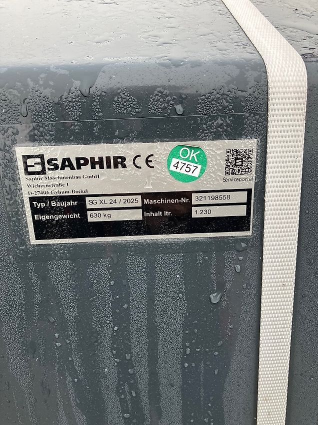 Saphir Schwergutschaufel SG XL 24 Volvo L30