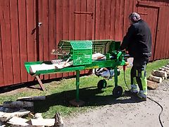 MD Kellfri Holzspalter 7t, 70cm Elektrisch / Hydraulisch
