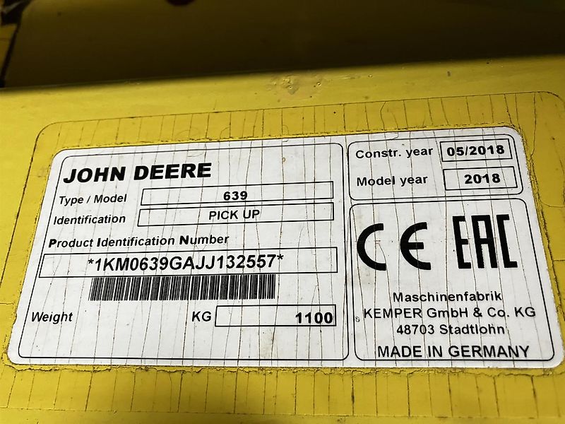 John Deere 639