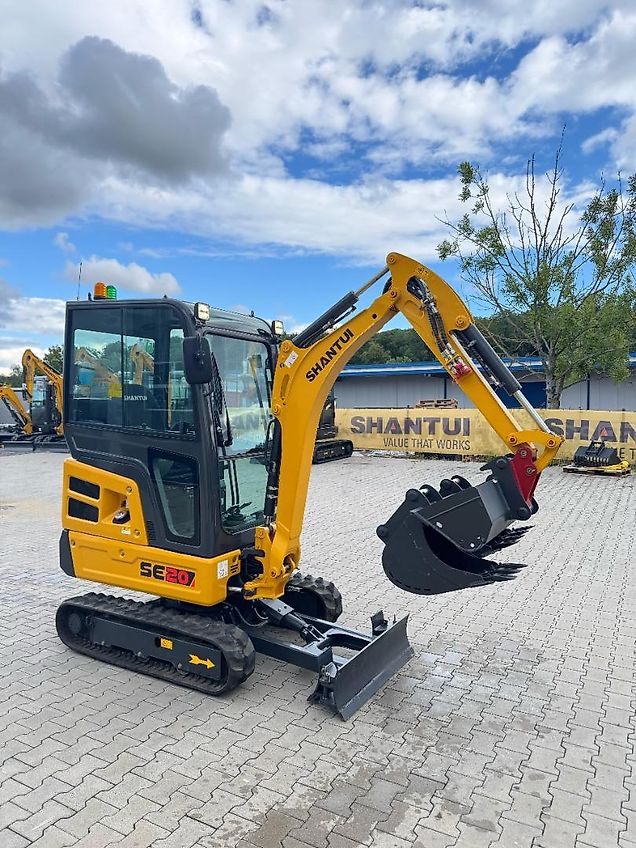 Shantui SE20 - 2t Minibagger mit Kubota D902 Motor ähnlich wie Atlas - Sany - Sunward - bobcat - Yanmar - Volvo - Bagger