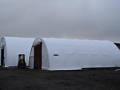 Rundbogenhalle Zelthalle 12x9x4,5m Landwirtschaft 750 PVC Statik