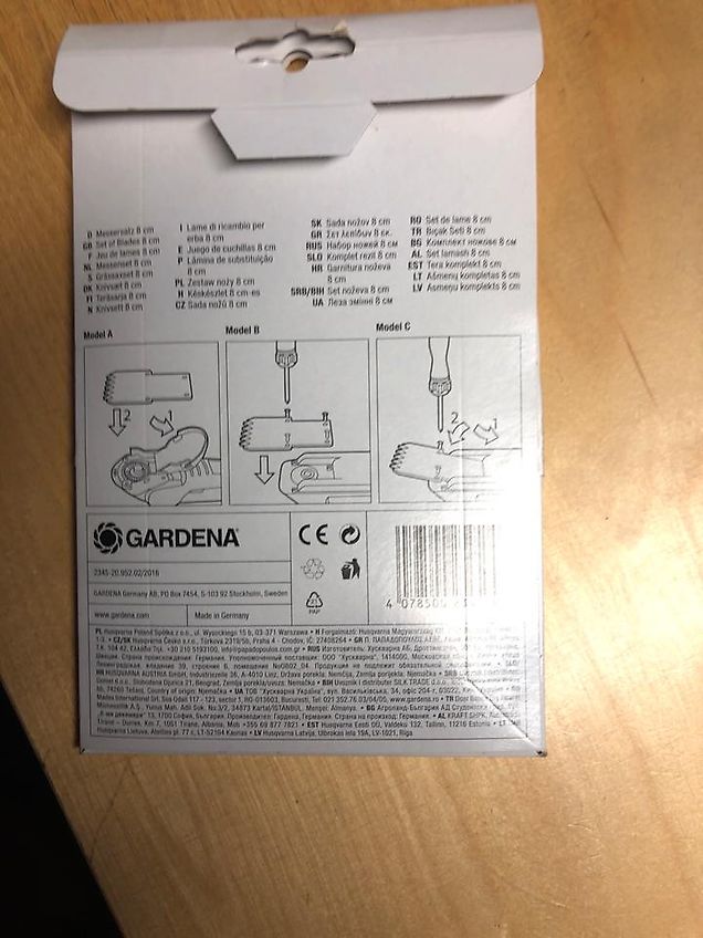 Gardena Ersatzklingen