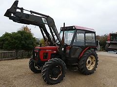 Zetor 5340 tractor with quicke 415 power loader