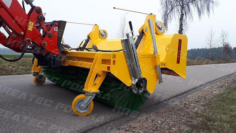 KREATEC Kehrmaschine/Kehrbesen/Veegmaschine TITANIUM 1,6m, Burste 760 mm