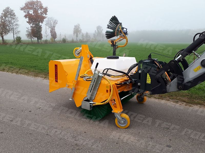 KREATEC Kehrmaschine/Kehrbesen/Veegmaschine TITANIUM 1,6m, Burste 760 mm