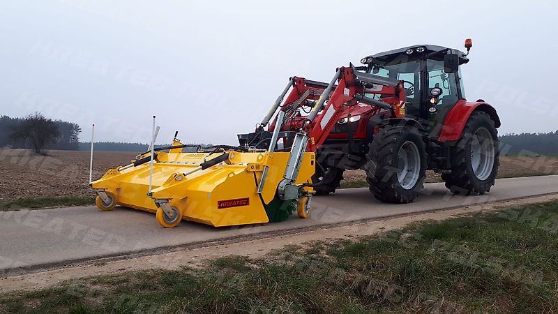 KREATEC Kehrmaschine / Kehrbesen / Veegmaschine TITANIUM 2,0m, Burste 760 mm