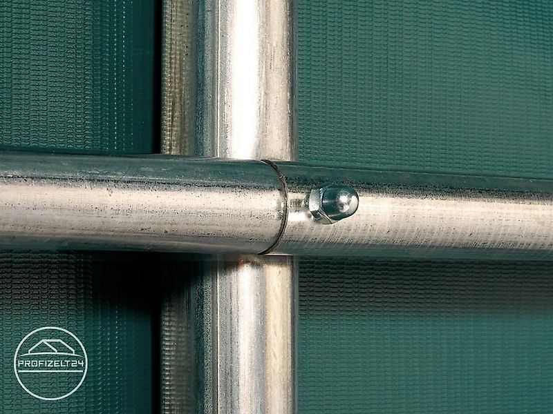 Toolport GmbH Weidezelt 3,3x7,2 m Weideunterstand Lagerzelt feuersicher PVC