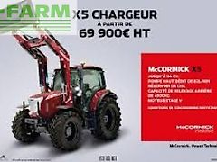 McCormick x5-100 stage v neuf