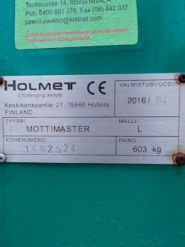 Mottomaster L huippu siisti tulossa Traktori käytt