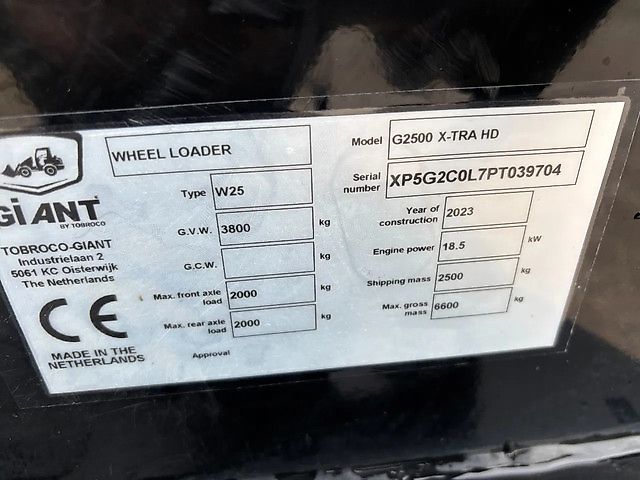 Giant G2500 HD X-TRA (139 uur)