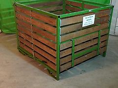 Leiber Komposter Grünschnitt / Laub Container Entsorgungssystem LE1282 Wechselcontainer 650 ltr