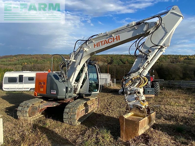 Hitachi zaxis 135 us mit rototilt