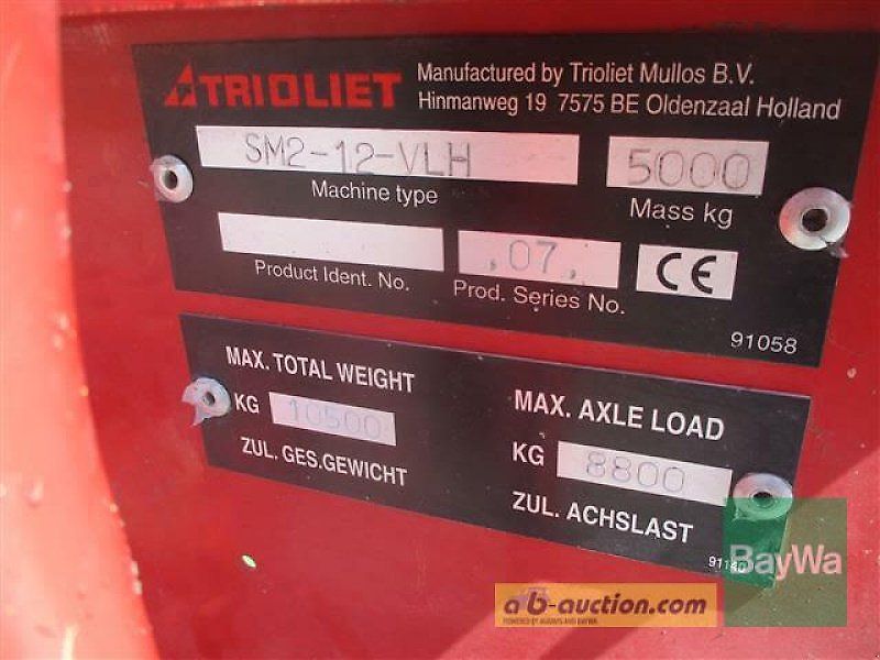 Trioliet FMW SOLOMIX 2 1200 VLH-B