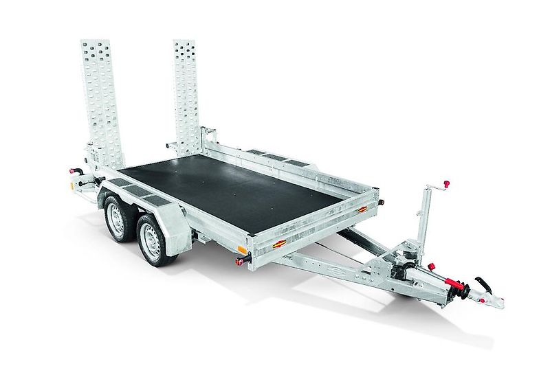 Böckmann Baumaschinenanhänger 3500kg Baggeranhänger 303x62x19cm