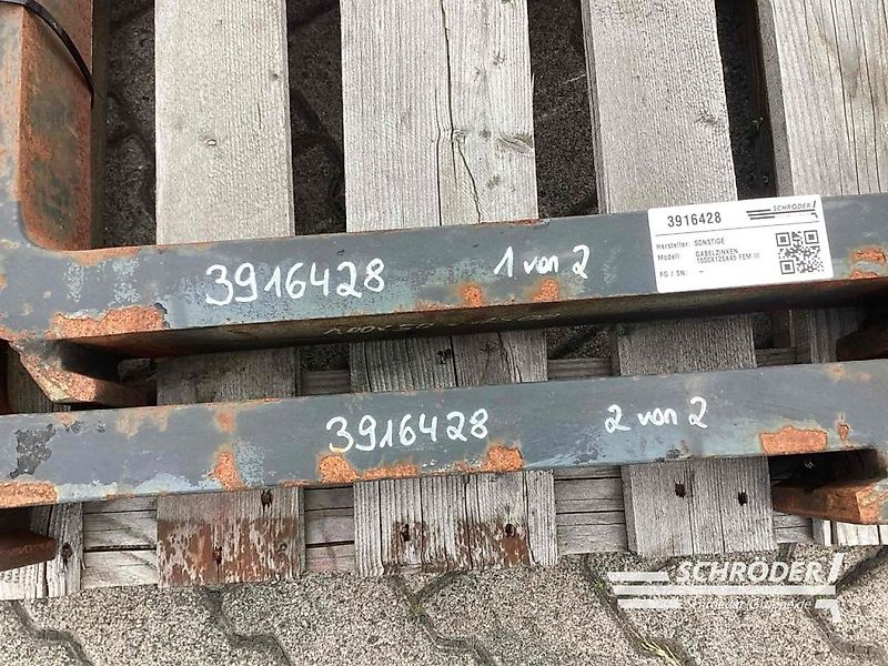 GABELZINKEN 1500X125X45 FEM III