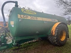 Major 2670 ALPINE SLURRY TANKER