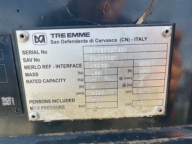 Merlo TREEMME Bucket