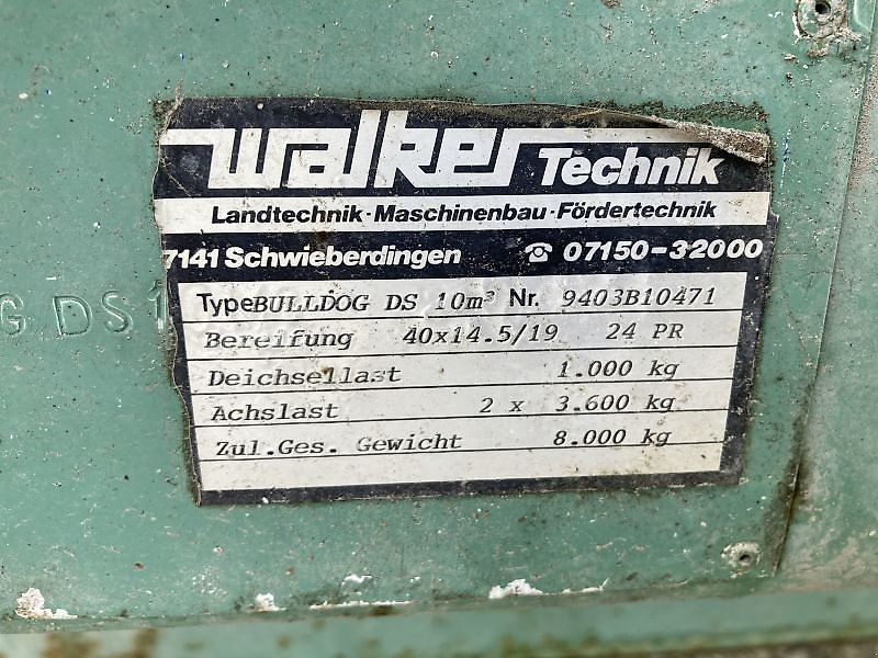 Walker BULLDOG DS 10M³