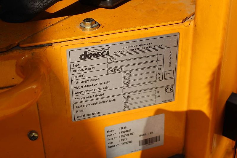 Dieci Pegasus 40.17 / Henkilökori, Trukkipiikit, Kauha