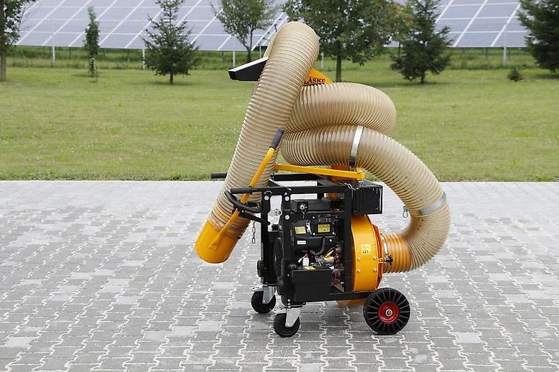 Laubladegebläse, Laubsauger LASKI VD-455 P2 (RATO) zum Einhängen in die Anhängerbordwand, 6 mtr. Saugschlauch, durchm. 220mm . Der Powersauger für den Profi !