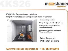 Moosbauer Gülleseparator KKS26 – Containerlösung