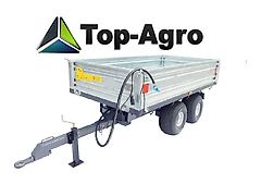 TOP-AGRO Tandemanhänger mit Beleuchtung und Kipper 2,5t Nutzlast