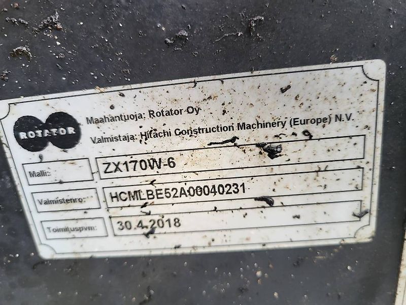 Hitachi ZX170W-6