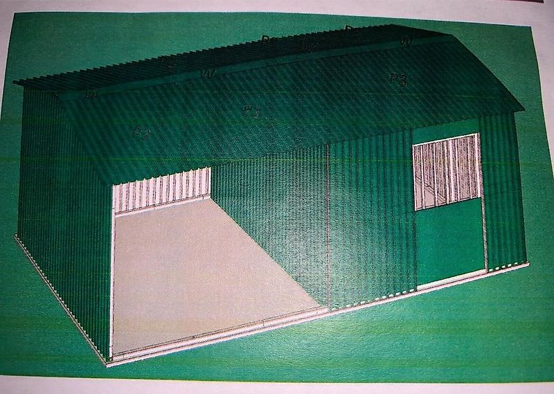 Unterstand Pferde Stall Box Landwirtschaft