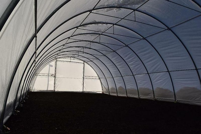 Leichtbauhalle Rundbogenhalle NEUWARE 26 x 9,15 x4,5m inkl.STATIK