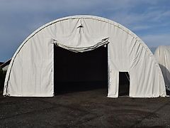 Rundbogenhalle Zelthalle 12x9x4,5m Landwirtschaft 750 PVC Statik