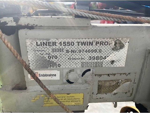 Claas Liner 1550 Twin Pro