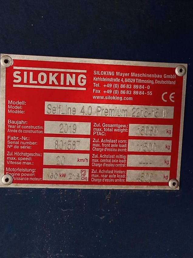 Siloking SelfLine 4.0 Premium 2215-15 IV