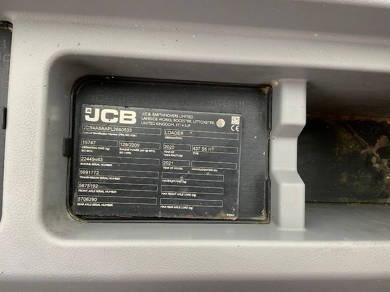 JCB 437 Wheeled Loading Shovel (ST23075)