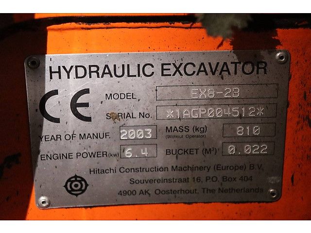 Hitachi EX8-2B