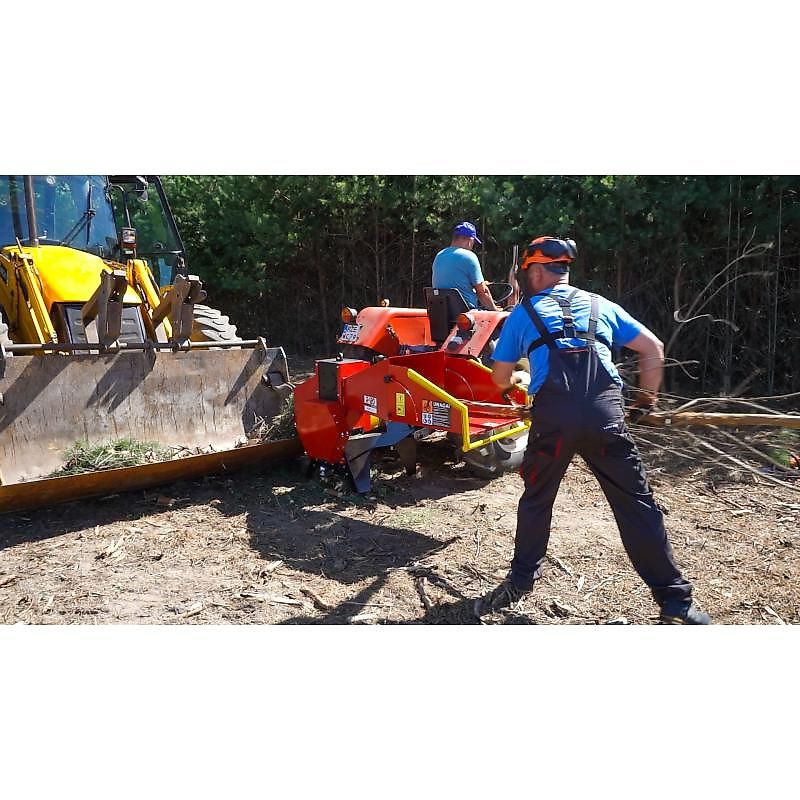 Häcksler Holz Red Dragon R-120 Holzhäcksler Holzschredder Holzhacker Schredder REMET