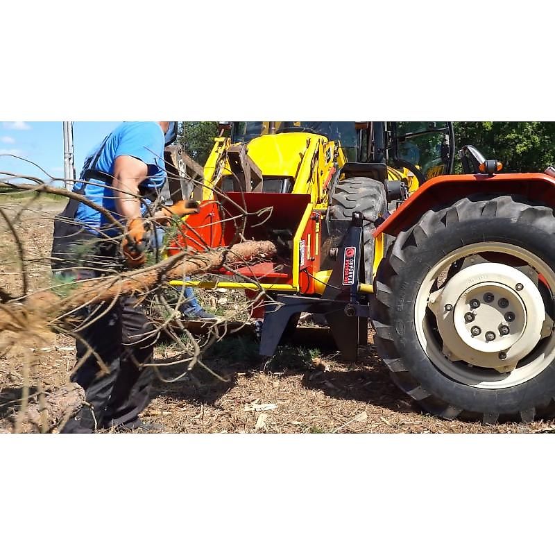 Häcksler Holz Red Dragon R-120 Holzhäcksler Holzschredder Holzhacker Schredder REMET