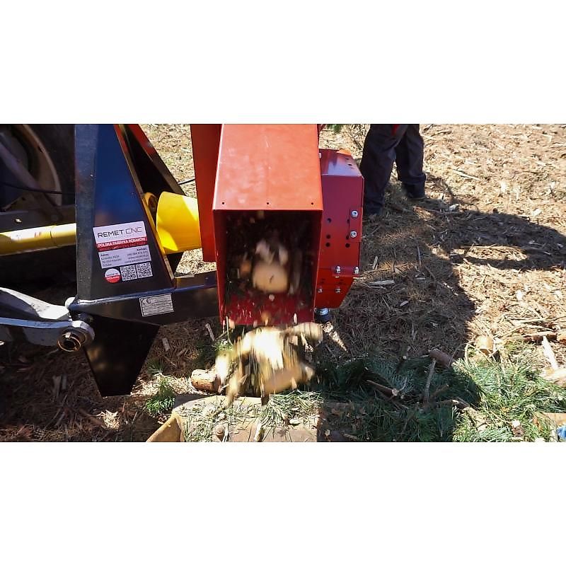 Häcksler Holz Red Dragon R-120 Holzhäcksler Holzschredder Holzhacker Schredder REMET